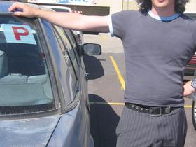 2007-04-12 just got my P plates (c) Alison Moore.jpg